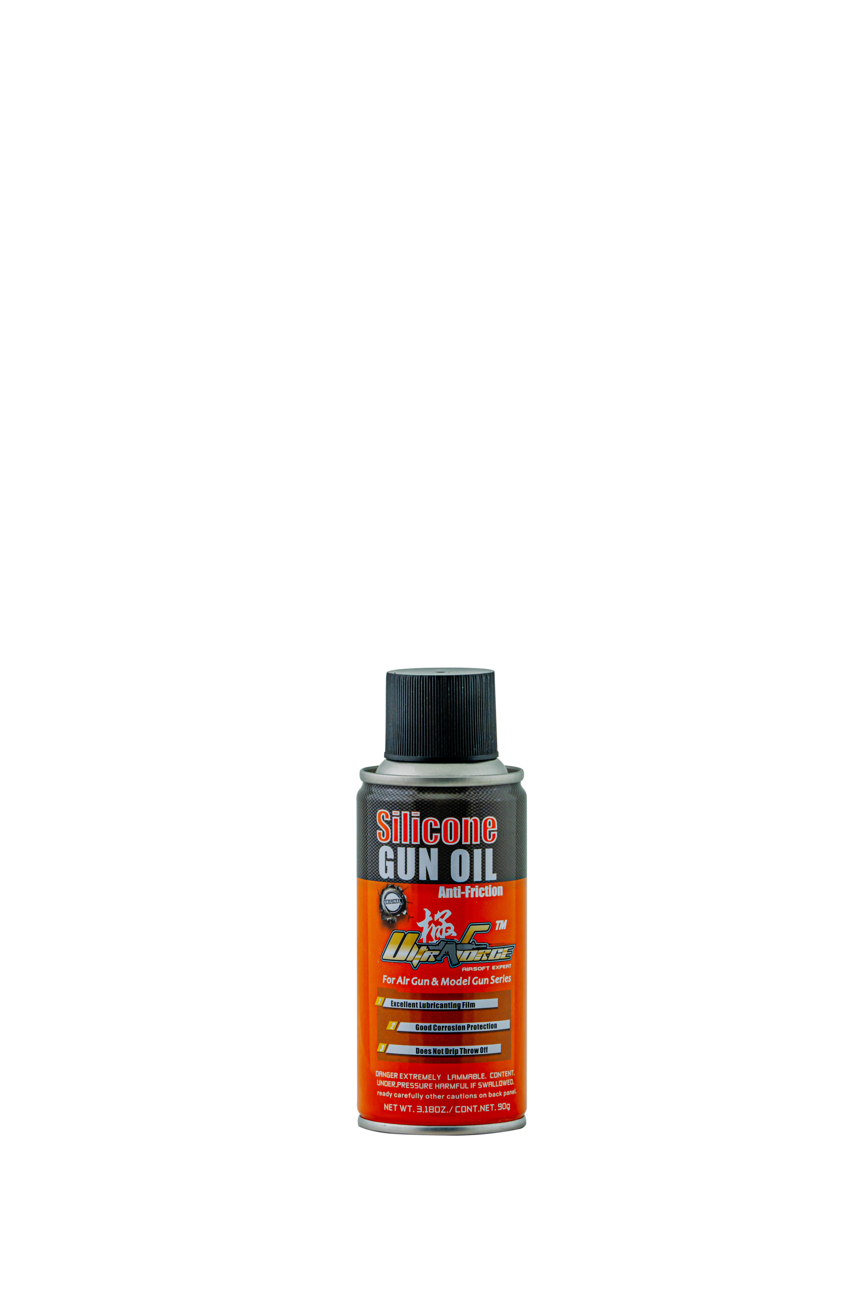 น้ำมันซิลิโคนหล่อลื่นสูตรลดแรงเสียดทาน ultra force silicone gun oil (สำหรับบีบีกันและโมเดล)